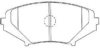 MAZDA F1Y43328Z Brake Pad Set, disc brake